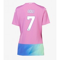 Dres AC Milan Yacine Adli #7 Tretina pre Ženy 2023-24 Krátky Rukáv